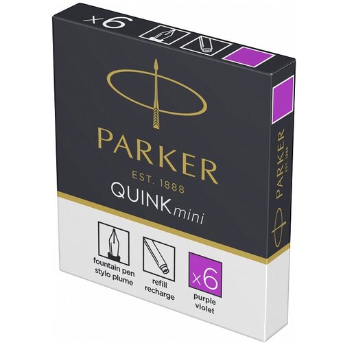 Parker patrone za nalivpero Royal Quink Purpur Mini Slike