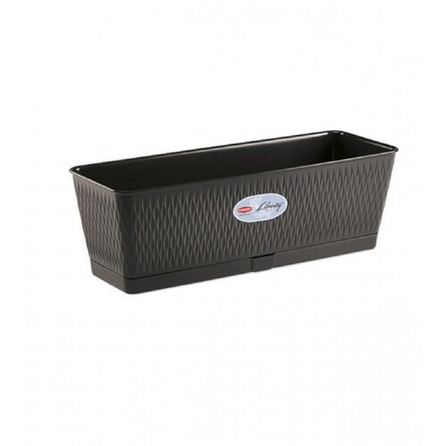 STEFANPLAST Saksija 50x18x16cm Liberty 87509 tamno siva Slike