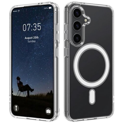 Torbica Magsafe za Samsung S911B Galaxy S23 transparent Slike
