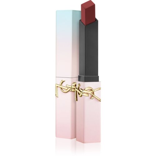 Yves Saint Laurent Rouge Pur Couture The Slim tanka matirajoča &amp;scaron;minka z usnjenim učinkom odtenek 1966 Rouge Libre 2.2 g Slike