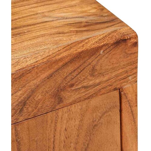 VidaXL Noćni ormarić 2 pcs Smeđa 35 x 33 x 48 cm Masivni drvo akacija Slike
