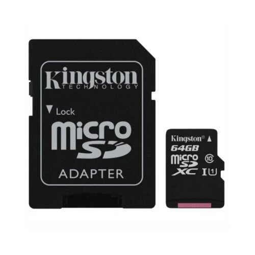 Kingston 64GB Micro class 10 100MB/s sa adapterom Cene