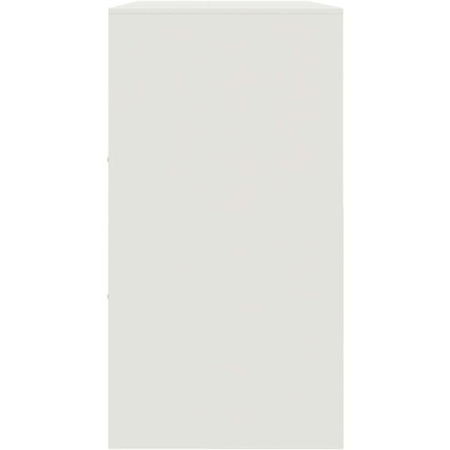 vidaXL Komoda bijela 99 x 39 x 73 cm čelična Cene