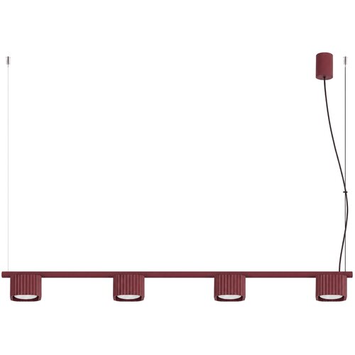 Sollux Lighting Lestenec RIFF 4 bordo Gx53, (5000499395) Cene