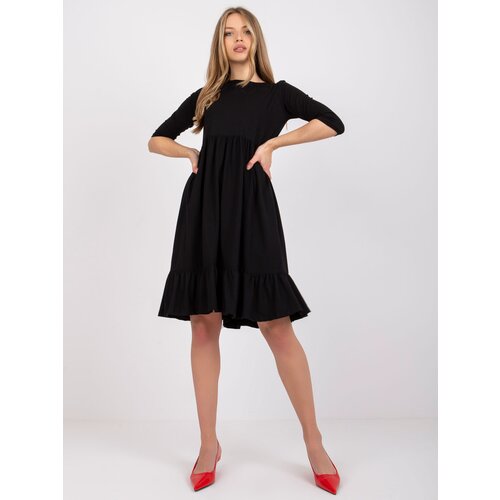 RUE PARIS Dress-RV-SK-7554.74P-black Cene