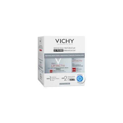 Vichy Set Liftactiv krema za suhu kožu + njega oko očiju Cijene