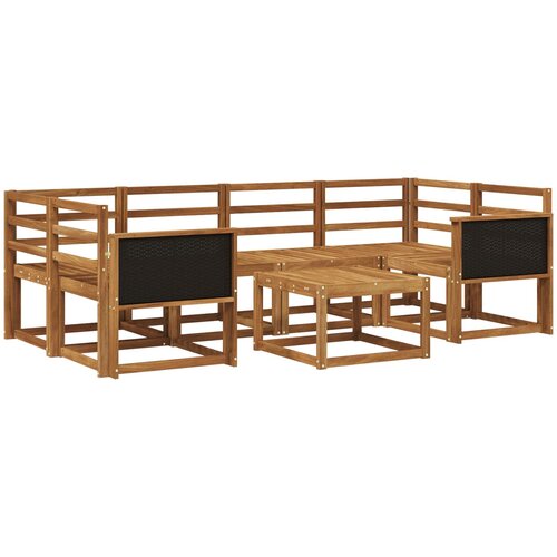 vidaXL Zunanja garnitura za sedenje 5 pcs Naravna Masiven les akacije, (5000281345) Cene