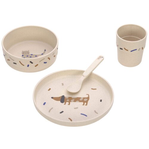 L&amp;auml;ssig komplet jedilni set royal blue Slike