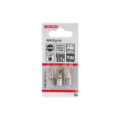 Bosch BIT RAVNI 1,2X8,0 3-1 Slike