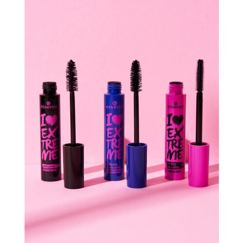 Essence i Love Extreme Volume maskara za volumen 12 ml odtenek Ultra Black Slike