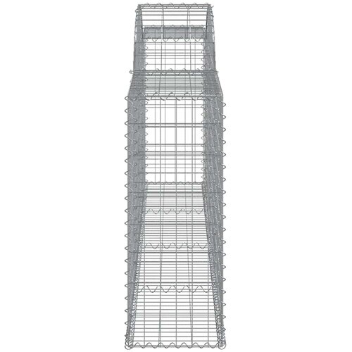  Lučne gabionske ko&amp;scaron;are 12 kom 300x30x80/100cm pocinčano željezo Slike