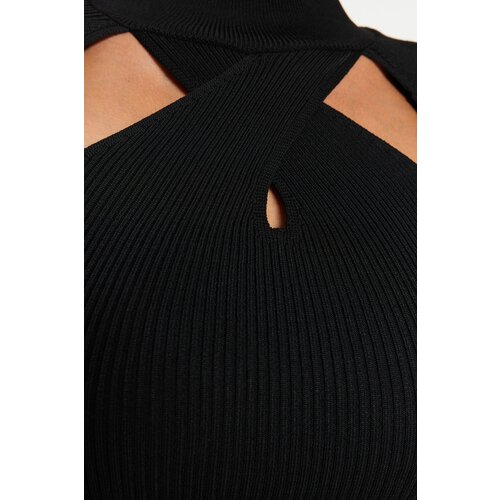 Trendyol Sweater - Black - Slim fit Slike