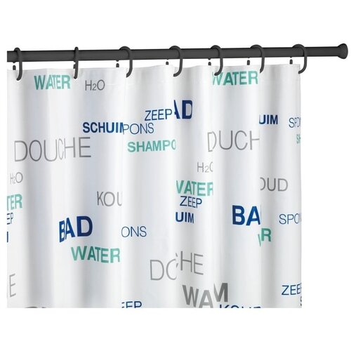 Wenko crna teleskopska &amp;scaron;ipka za tu&amp;scaron; zavjesu Shower Curtain Rod Slike