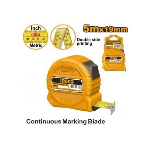 Ingco hsmt39519 metar 5m x 19mm ( HSMT39519 ) Cene