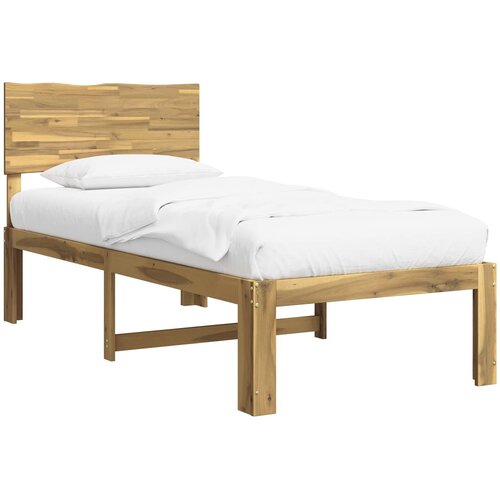  Krevet s uzglavljem ROSTOCK Bijela 90 x 190 cm Slike