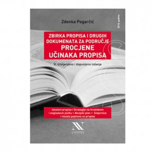 NAKLADNI&amp;Scaron;TVO - KNJIGE Zbirka propisa i drugih dokumenata za područje procjene učinaka propisa Slike