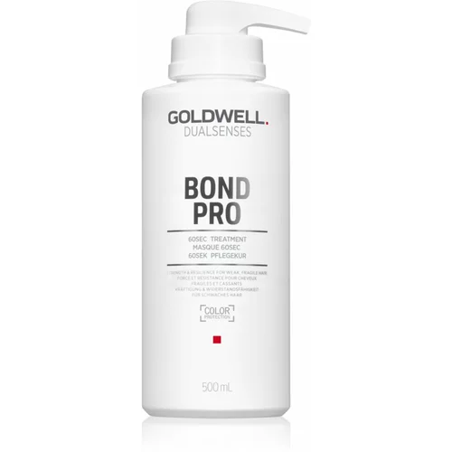 Goldwell dualsenses bond pro 60Sec treatment maska za lase za barvane lase za oslabljene lase za poškodovane lase 500 ml