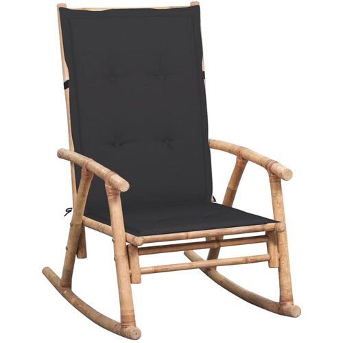 vidaXL Gugalnik z blazino bambus, (20658255) Cene