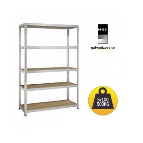 SmartStorage polica metal medijapan 180x100x60cm 5x100kg Cene