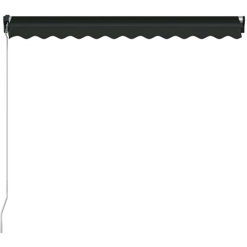  Tenda na ručno uvlačenje s LED svjetlima 350 x 250 cm antracit Slike