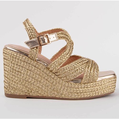 Leindia Espadrile 102976 Pozlačena Slike