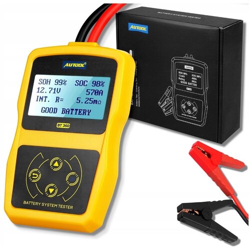 Digitalni tester akumulatorjev z lcd zaslonom 12V soh / soc / a / v Slike