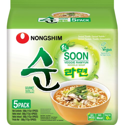 NONGSHIM Instant Noodles - Soon Veggie Ramyun Mild - 560 g Cene