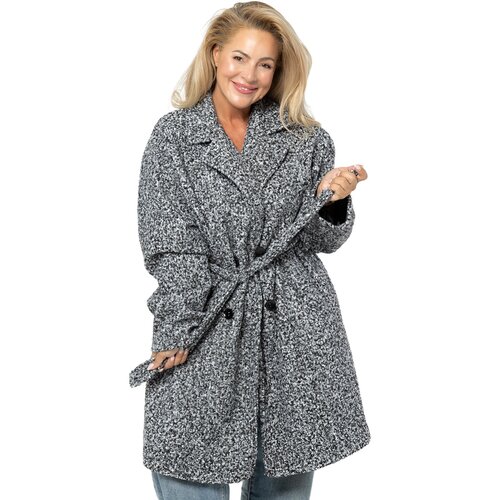 Pri Women's TEDDY boucle fabric bear coat Cene
