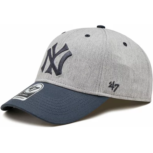 47 Brand Kapa s šiltom Mlb New York Yankees Maulden Tt Snap '47 Mvp BCPTN-MLDTT17KHP-GY10 Grey