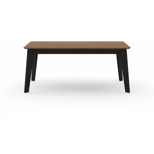 TemaHome Proširiv blagovaonski stol s pločom stola u dekoru oraha u prirodnoj boji 100x180 cm Shadow –