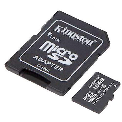 Kingston Spominska kartica Industrial Micro SDHC Class 10 UHS-I U3, 16 GB + adapter Cene