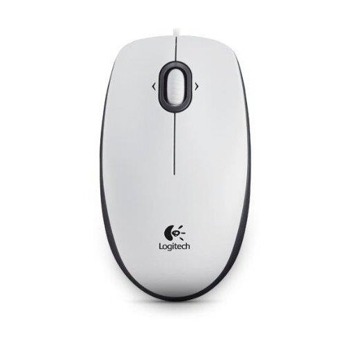 Logitech B100, miška, bela, (616136) Cene