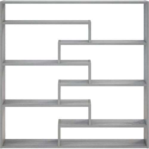  Zidna polica Siva Sonoma 103 x 17 x 102 cm Prerađeno drvo Slike