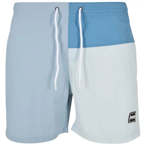 Urban Classics Kupaće hlače plava / sivkasto plava / opal / crna