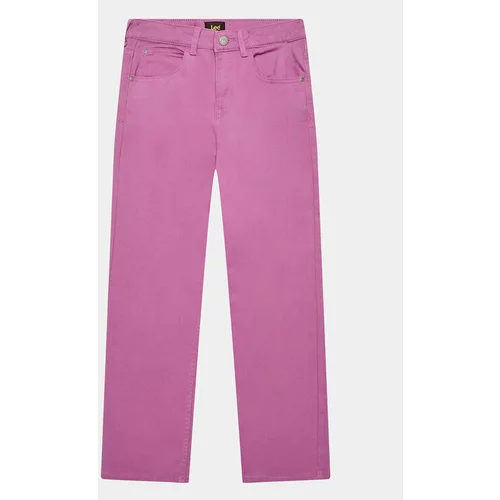 Lee Jeans hlače Carol Straight LEG5003 Vijolična Straight Fit