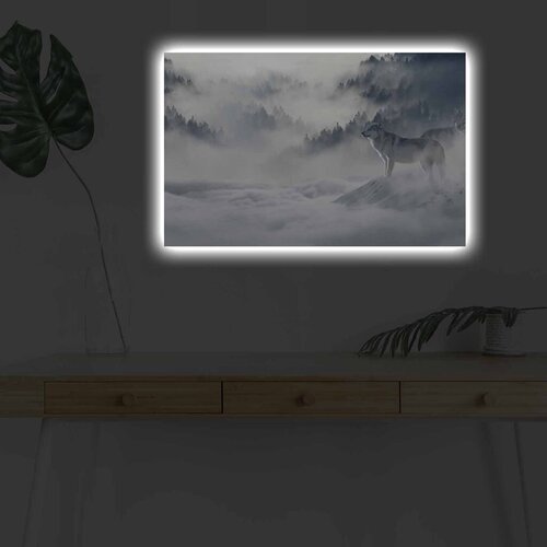 Wallity Zidna slika sa LED osvetljenjem 4570DHDACT-179, 45x70 cm Cijene