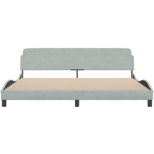  Okvir za krevet Dover svjetlosivi 200 x 200 cm bar&amp;scaron;unasti Slike