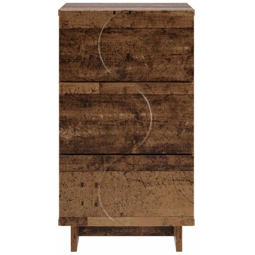  Noćni ormar 2 kom. Staro drvo 33 5 x 34 5 x 60 cm - Staro drvo 2 Slike