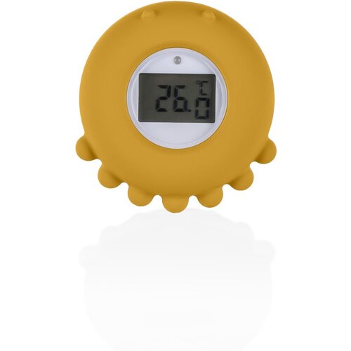 Zopa Silicone Digital Thermometer 2in1 digitalni termometer za v kad Mustard Yellow 1 kos Cene