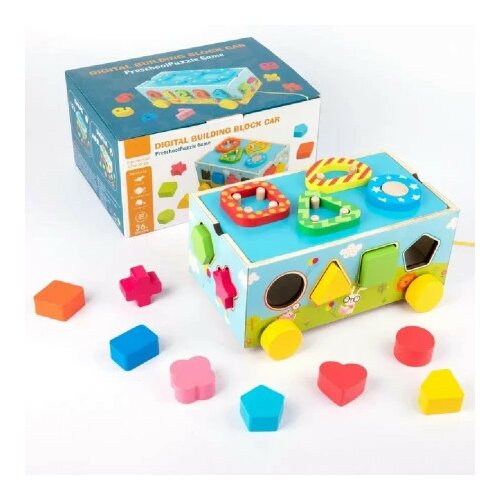 Little world, igračka, drvena edukativna kutija sa oblicima, 365 ( 888039 ) Cene
