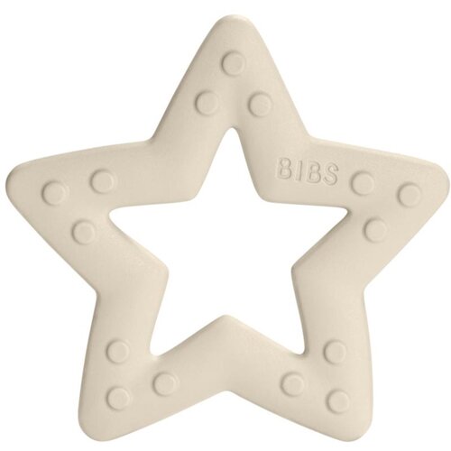 Bibs Baby Bitie Star grizalo Ivory 1 kos Slike
