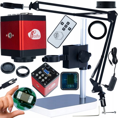 Rosfix SET NOSILEC ZA DIGITALNI MIKROSKOP ODM-180X/100X + KAMERA DRACO RED PRO 2MP HDMI/VGA | C-MOUNT, 1080P, 60FPS, (5000062220) Cene