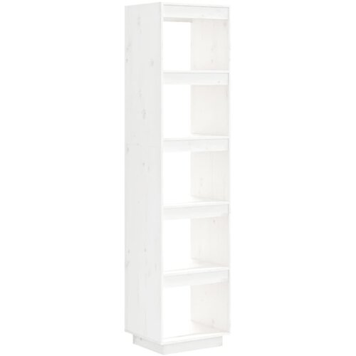 Maison Chic Knjižna omara - Knjižni regal bela 40x35x167 cm trdna borovina, (21725507) Cene
