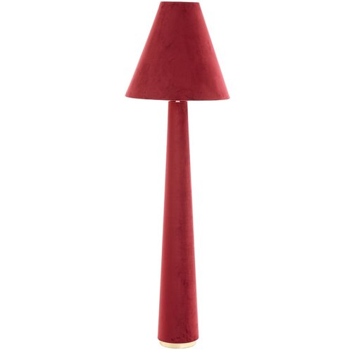 Light & Living Rdeča stoječa svetilka s tekstilnim senčilom (višina 168 cm) Devia – Cene