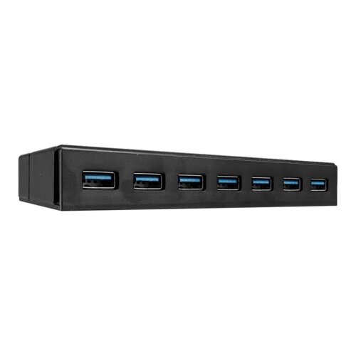 Lindy 43228 vmesnik razdelilnika USB 3.2 Gen 1 (3.1 Gen 1) Type-A 5000 Mbit/s Črna Cene