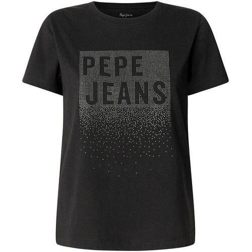 PepeJeans Majice s kratkimi rokavi PL5000020 Črna Slike