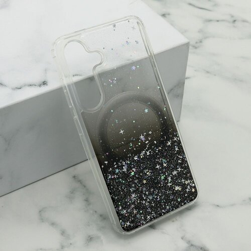 Maska simple sparkle magsafe za samsung S921B galaxy S24 5G/ crna Slike