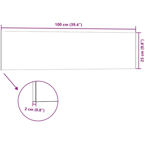  Zidne panele 10 pcs Antracit 100 x 25 cm EPS pjena Slike