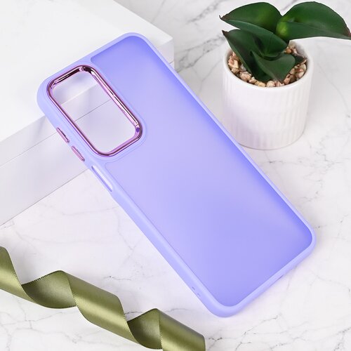  Maska za Samsung A17 Galaxy A175 Shining Camera ljubičasta Slike