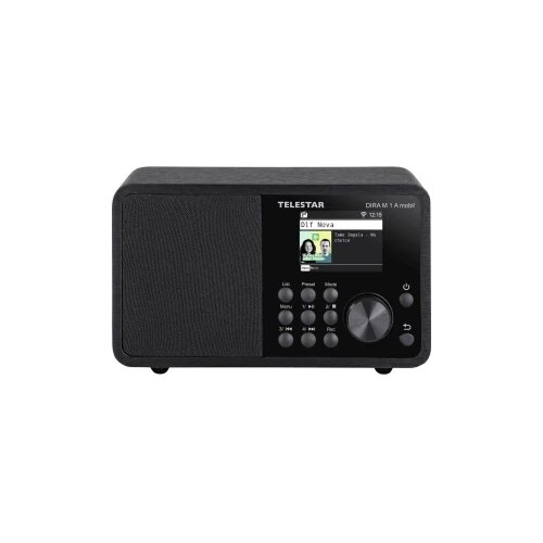 Telestar Telestar, Prenosni brezžični mono radio DAB+ / FM / internet / Bluetooth DIRA M 1 A, Črna, (5000250582) Slike